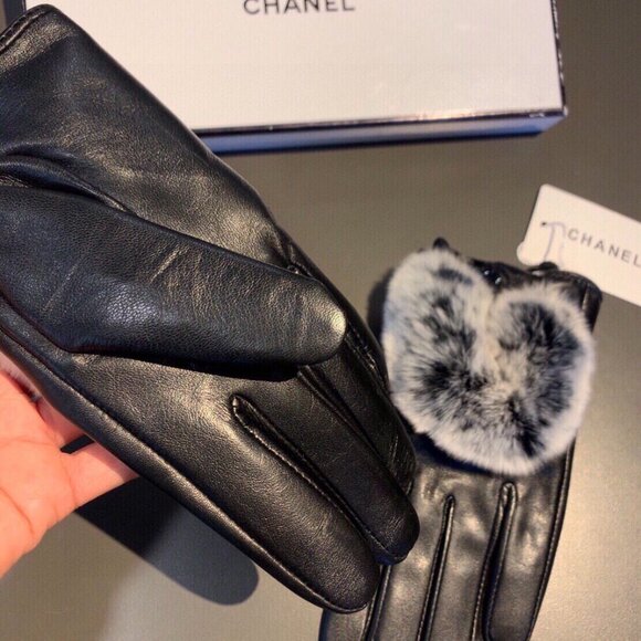 Chanel plush thermal gloves - Picture 5 of 9